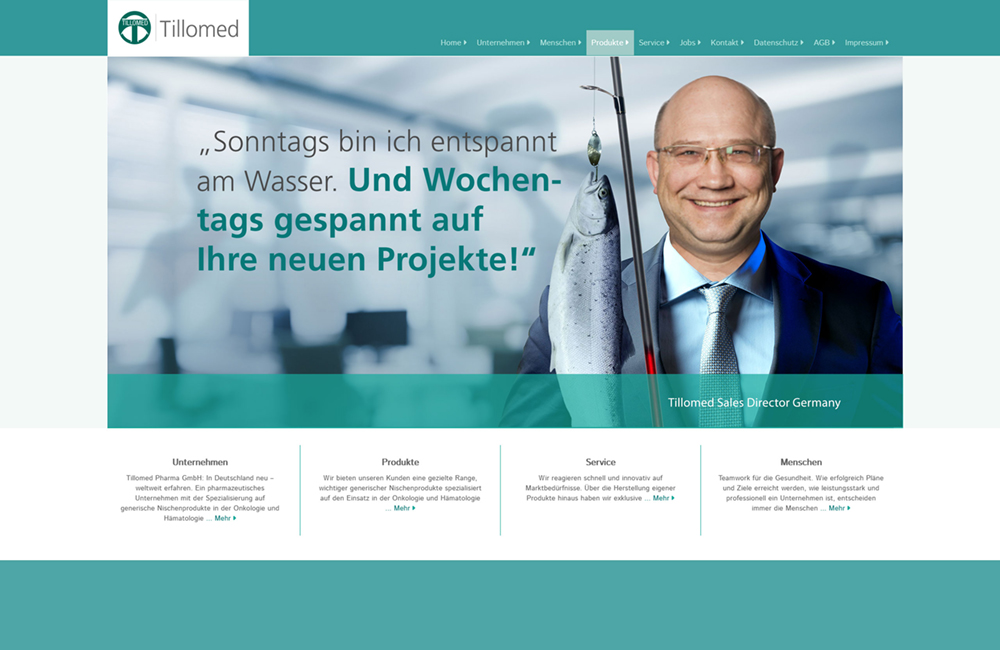 webdesign for pharma companies